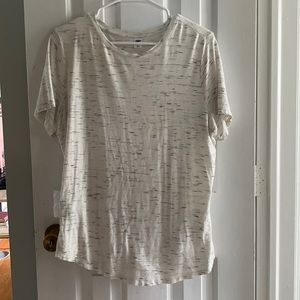 Cream heathered luxe t-shirt